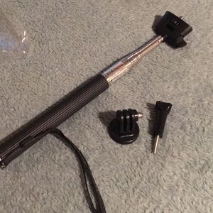 Go pro selfie stick with attachment